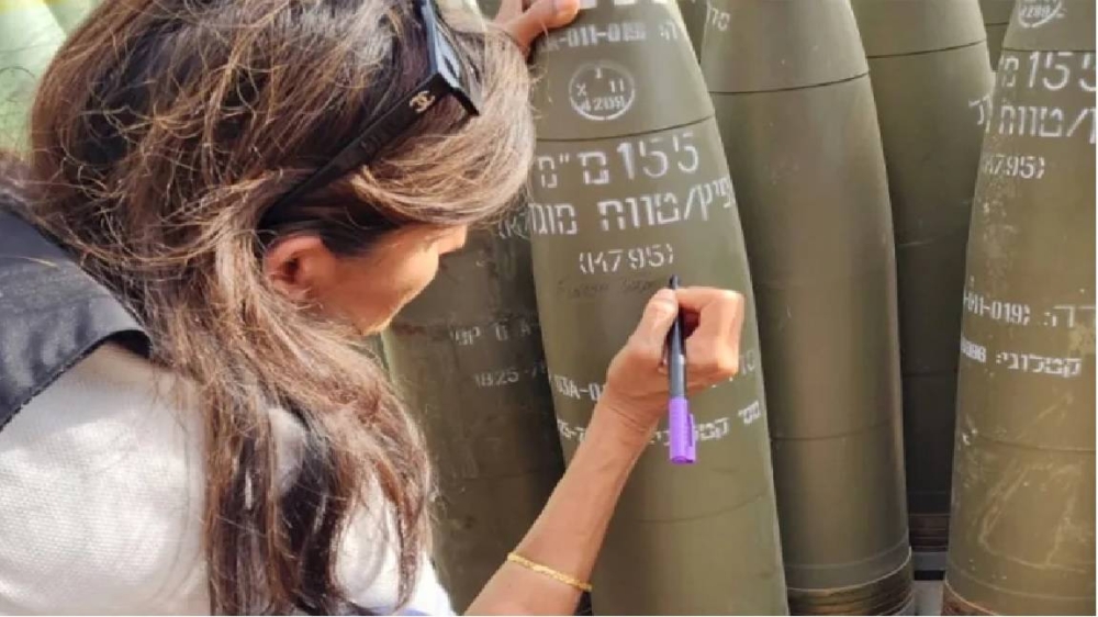 ماذا كتبت «نيكي هيلي» على قذائف إسرائيلية موجهة لحزب الله؟ – أخبار السعودية