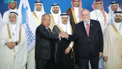 محليات السعودية: المملكة تتسلّم ملف استضافة المنتدى العالمي الـ11 للمياه
